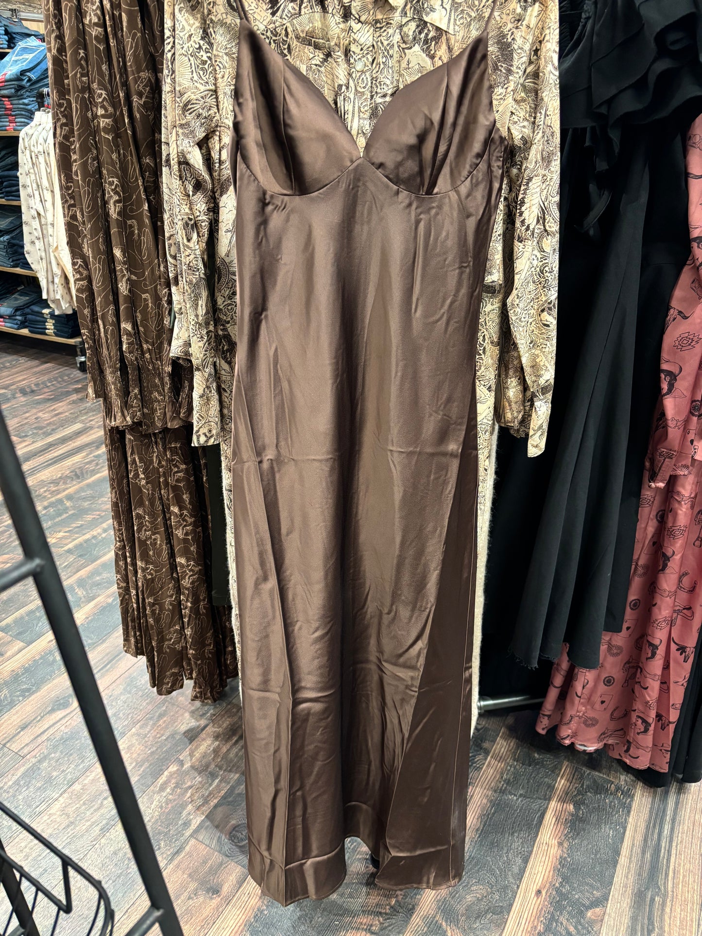 Dark Chocolate Sleeveless Dress