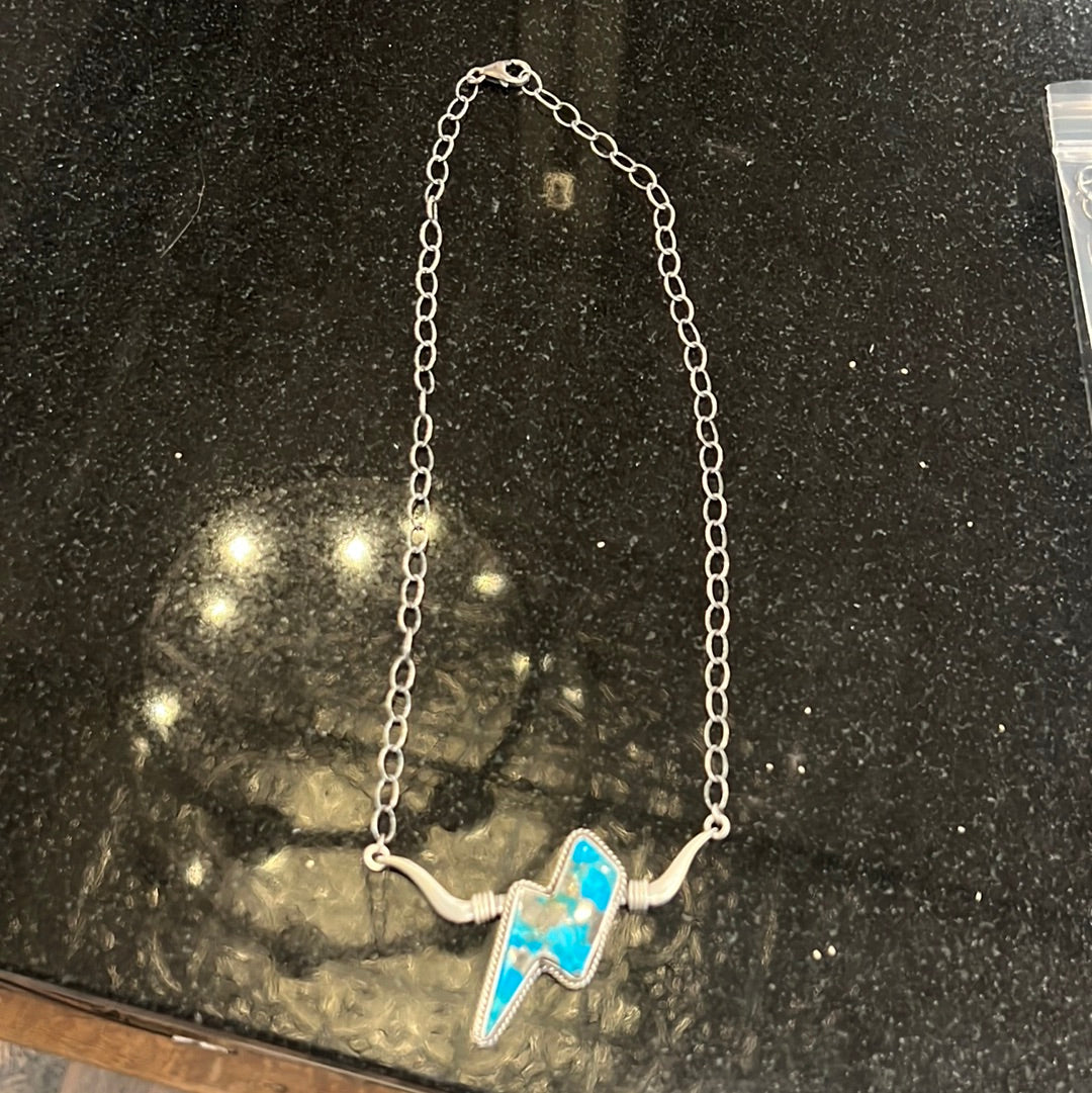 Lightning Bull Necklace