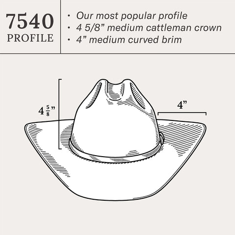 Stetson Skyline Silverbelly 6X Cowboy Hat