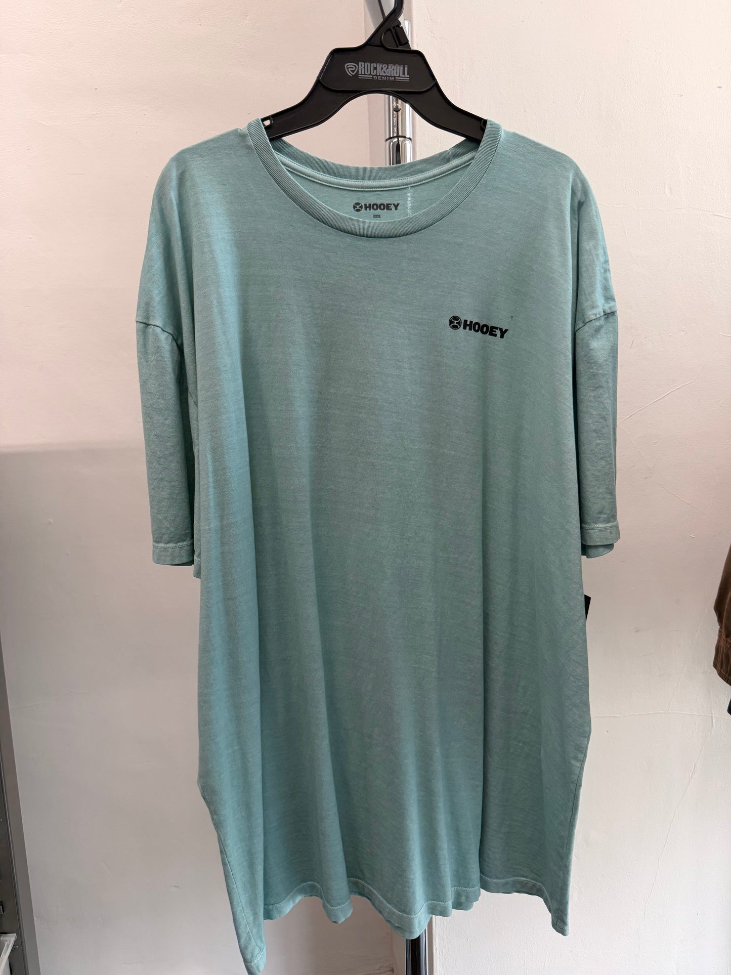 Zenith Men’s Turquoise Tee With Black Hooey Logo