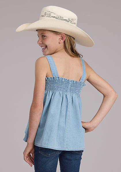 Roper Girls Denim Babydoll Tank