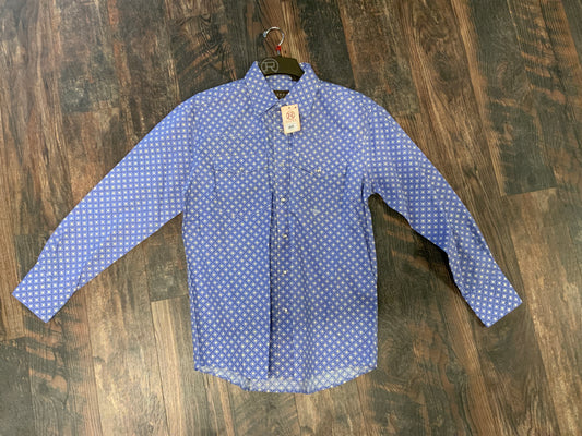 Roper Men's Long Sleeve Amarillo Snap Allover Print