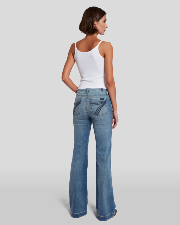 Ace 7 For All Mankind DOJO Distressed Lightwash Long