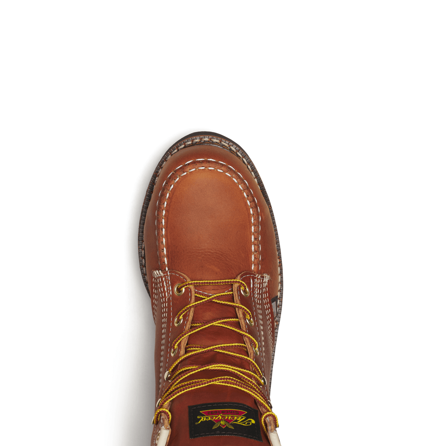 Thorogood American Heritage 6″ Tobacco Moc Toe BLK Wedge 814-4188
