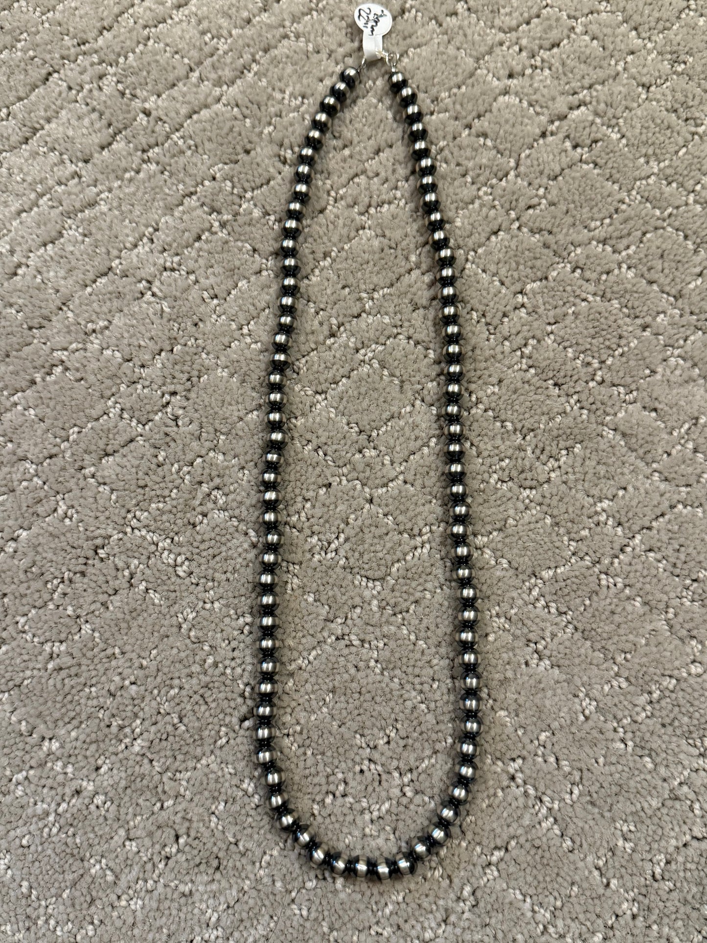 Authentic 7mm Navajo Pearls 22"