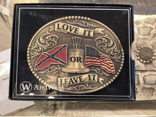 Love It Or Leave It Buckle