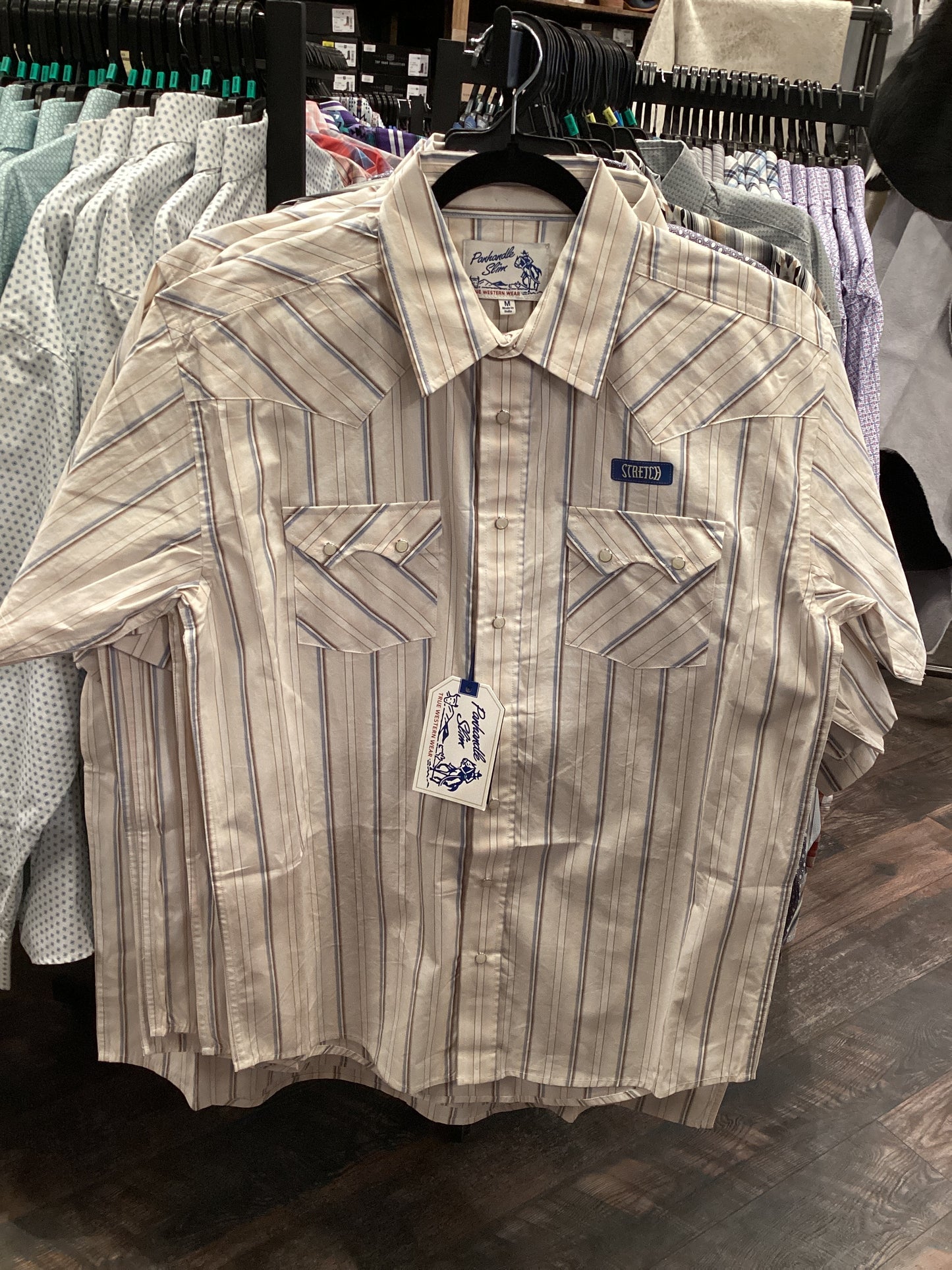 Panhandle Slim Men's Short Sleeve Snap Up