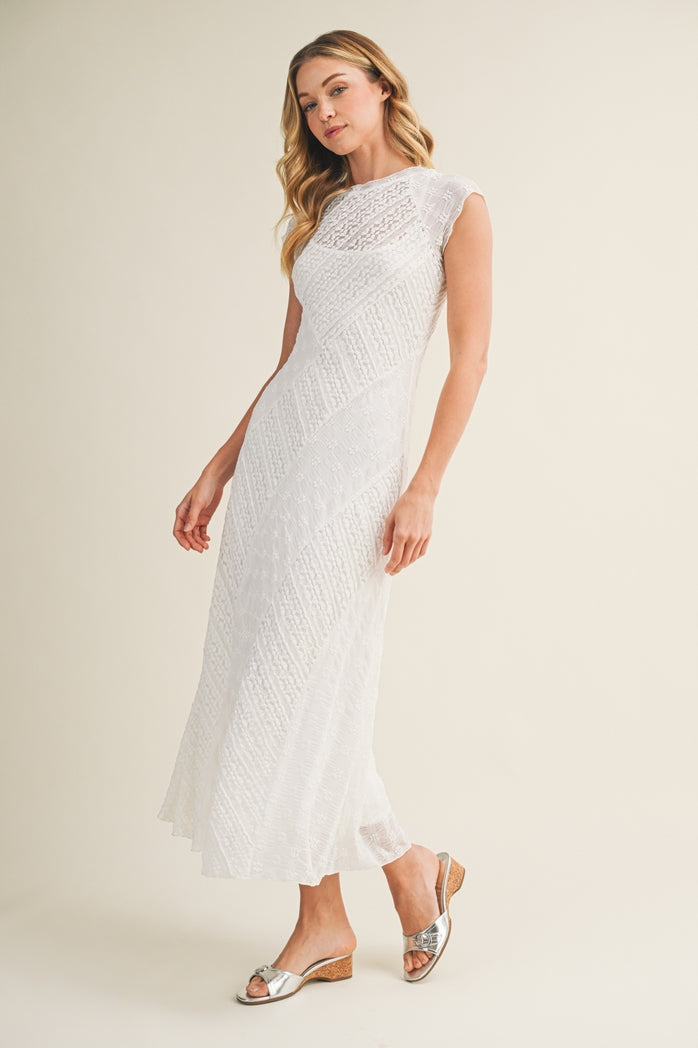 Spring Lace Maxi Dress