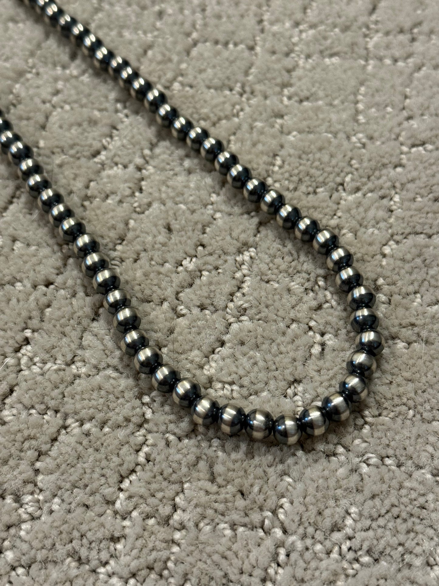 Authentic 7mm Navajo Pearls 22"