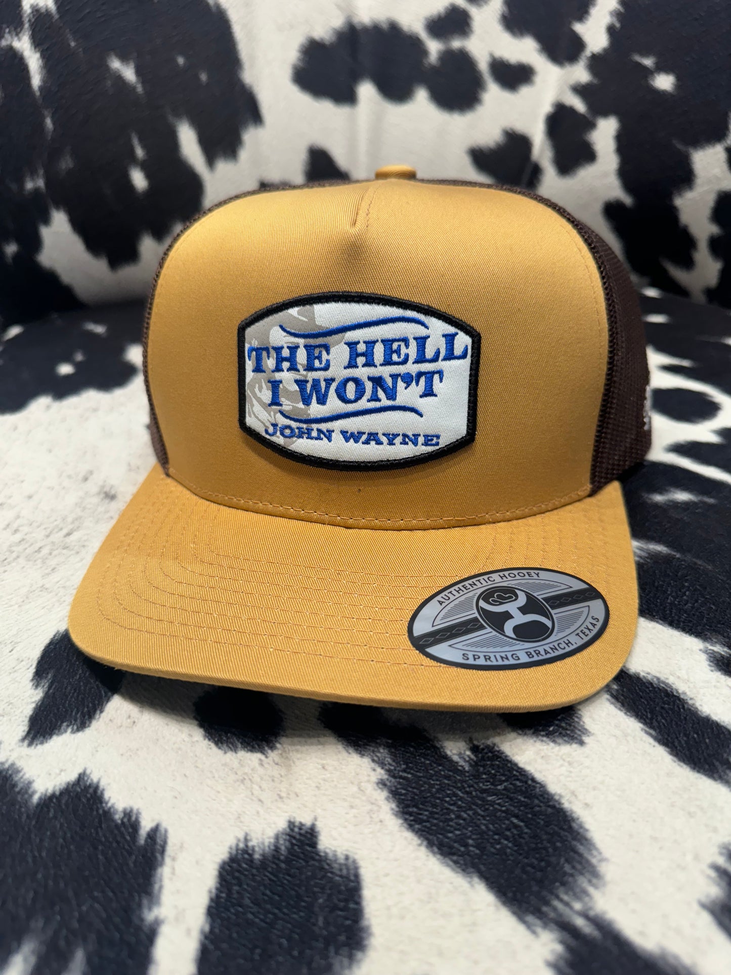 Hooey John Wayne Brown/Tan 5 Panel Trucker