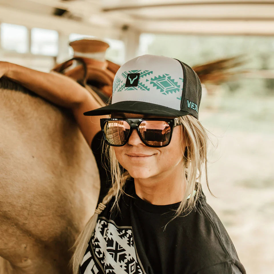 The Baller - Black/White/Black Mesh