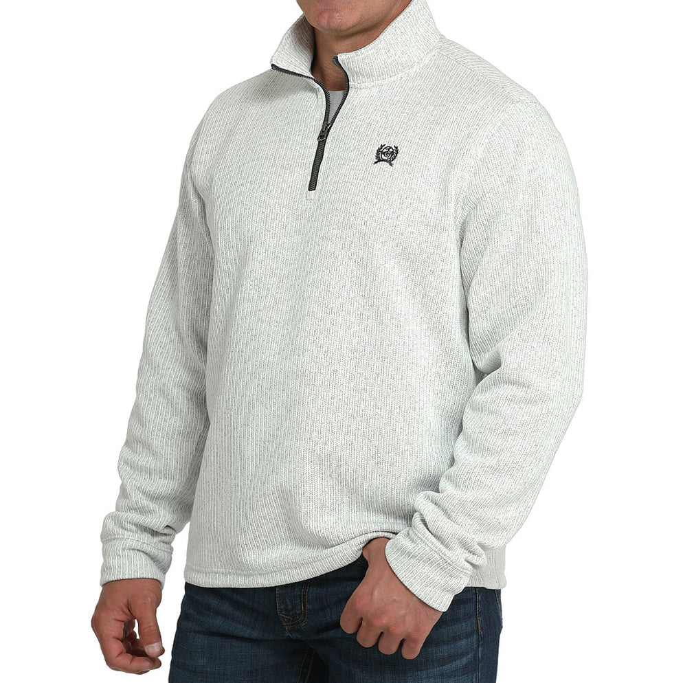 Cinch Men's Grey 1/4 Zip Pullover Sweater