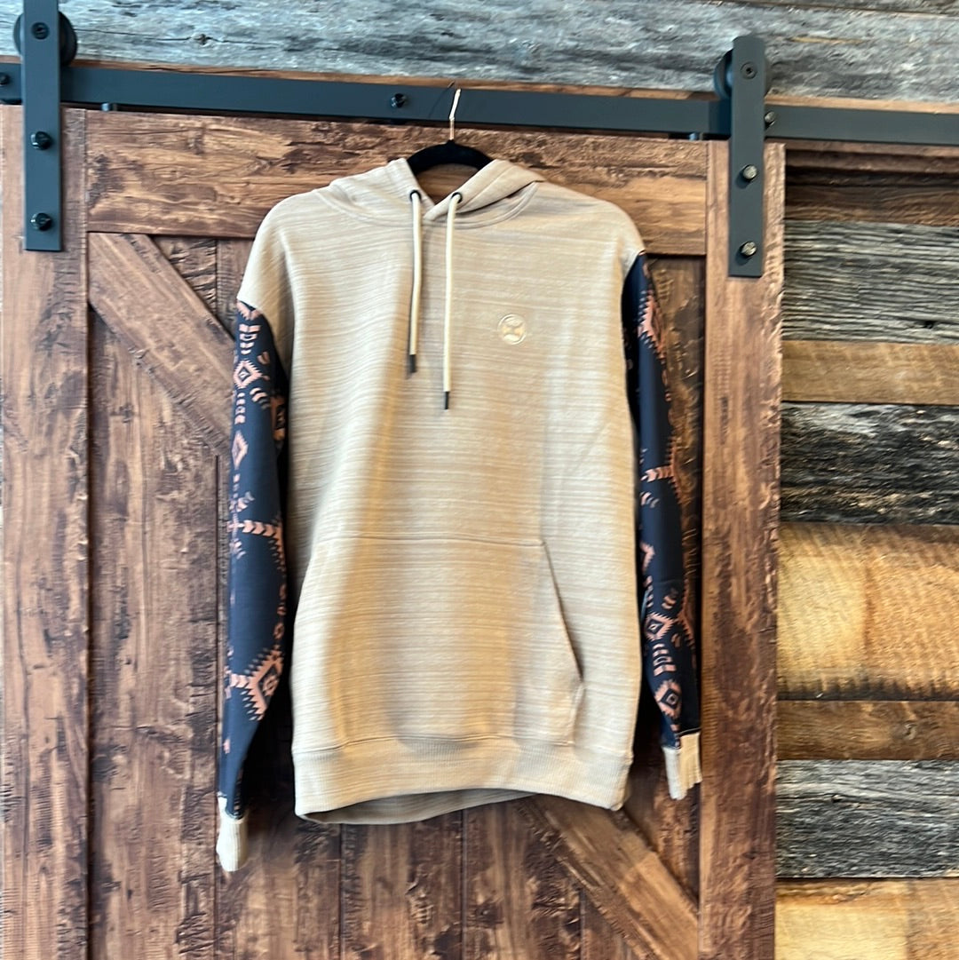Summit Brown Aztec Hoodie