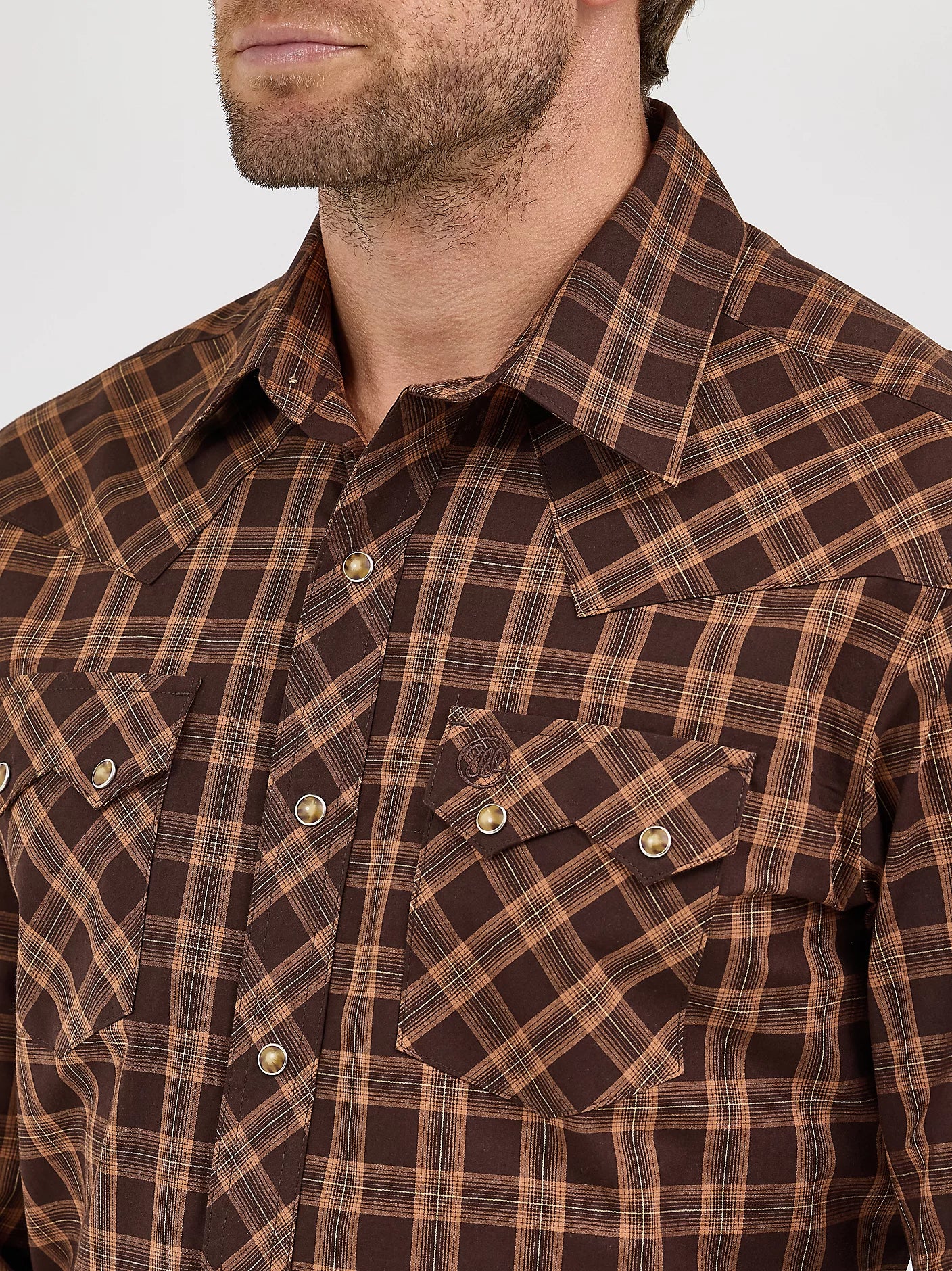 Wrangler Men’s Retro Caramel Snap Up