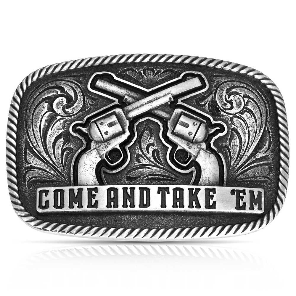 Come and Take Em Belt Buckle