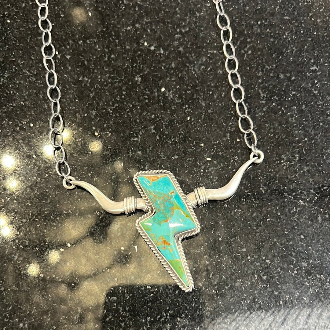 Lightning Bull Necklace