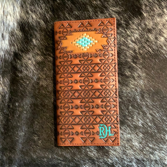 Red Dirt Rodeo Wallet Southwest Medallion