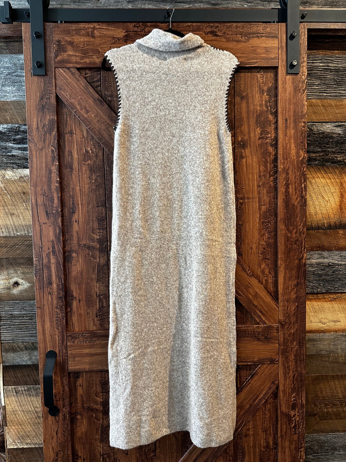 Knit Sweater Turtle Neck Dress
