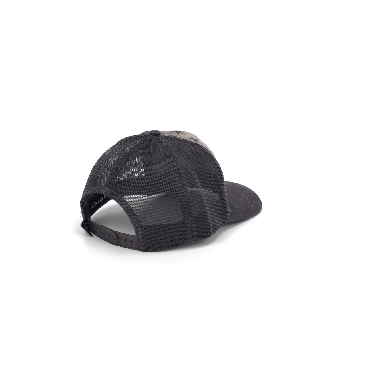Ariat USA Flag Shield Mesh Back Grey Snapback