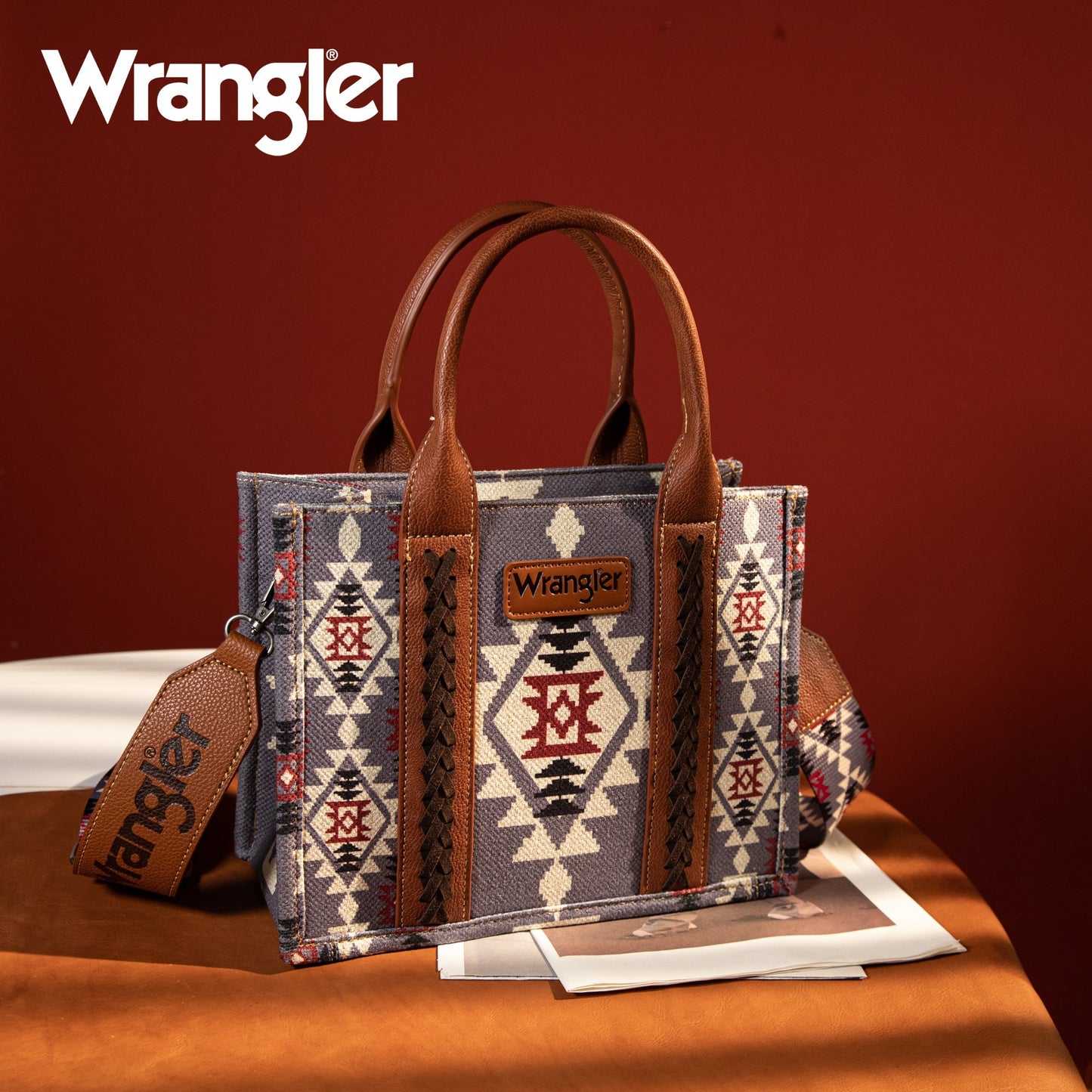 Lavender Southwestern Wrangler CrossBody