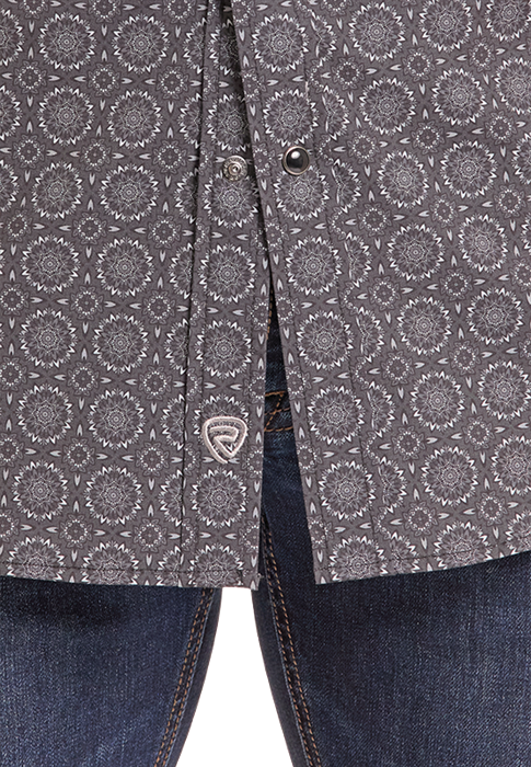Sawtooth Medallion Snap Up