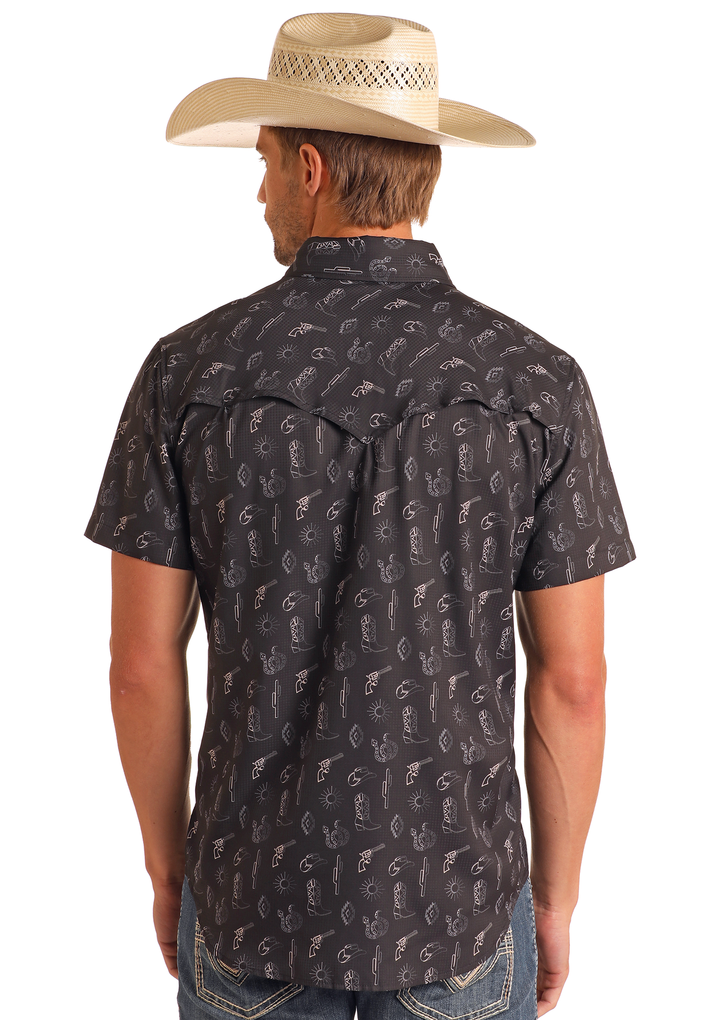 Tek Western Desert Black Snap Up