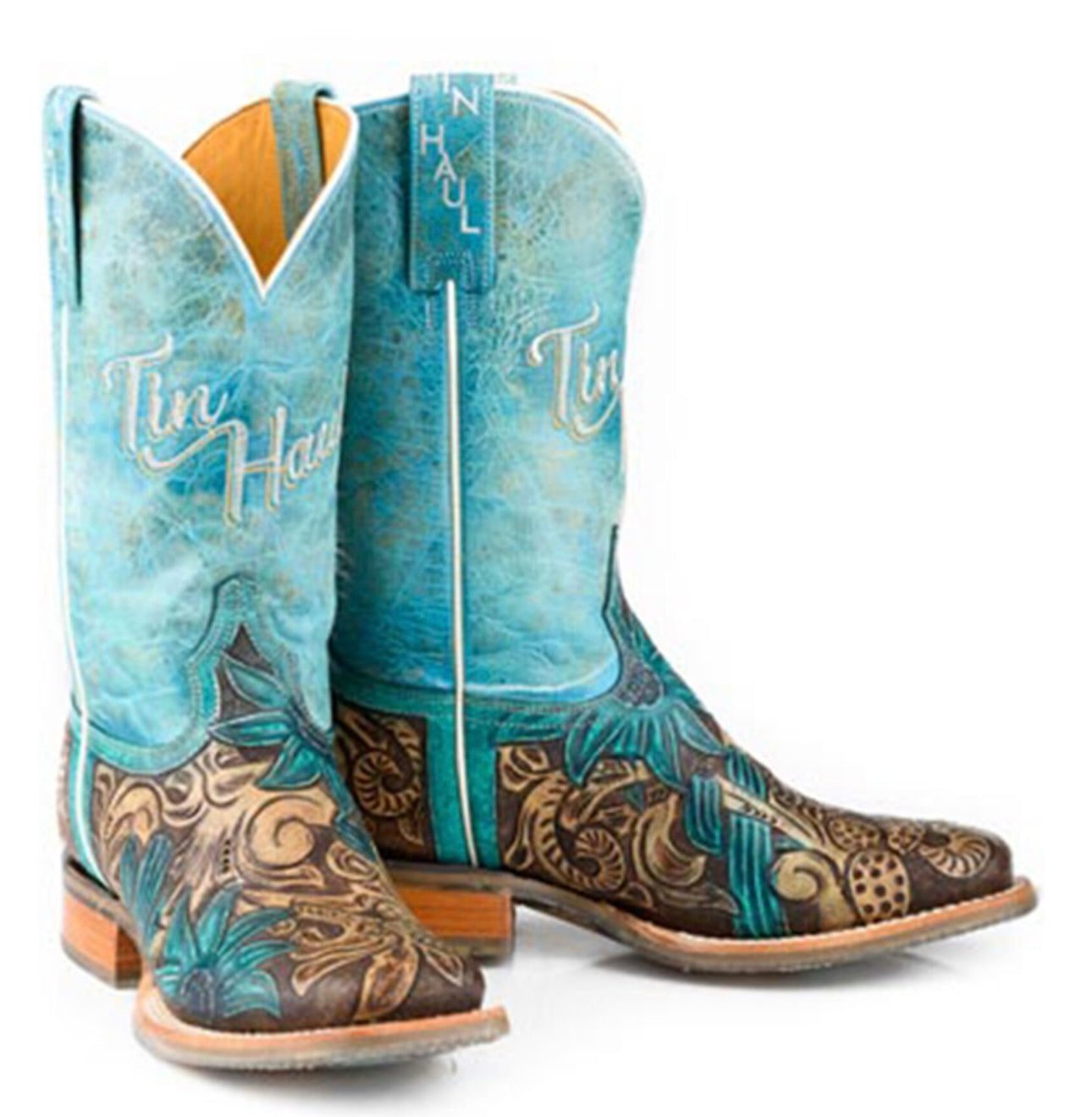 Tin Haul Cactus Flower Boot