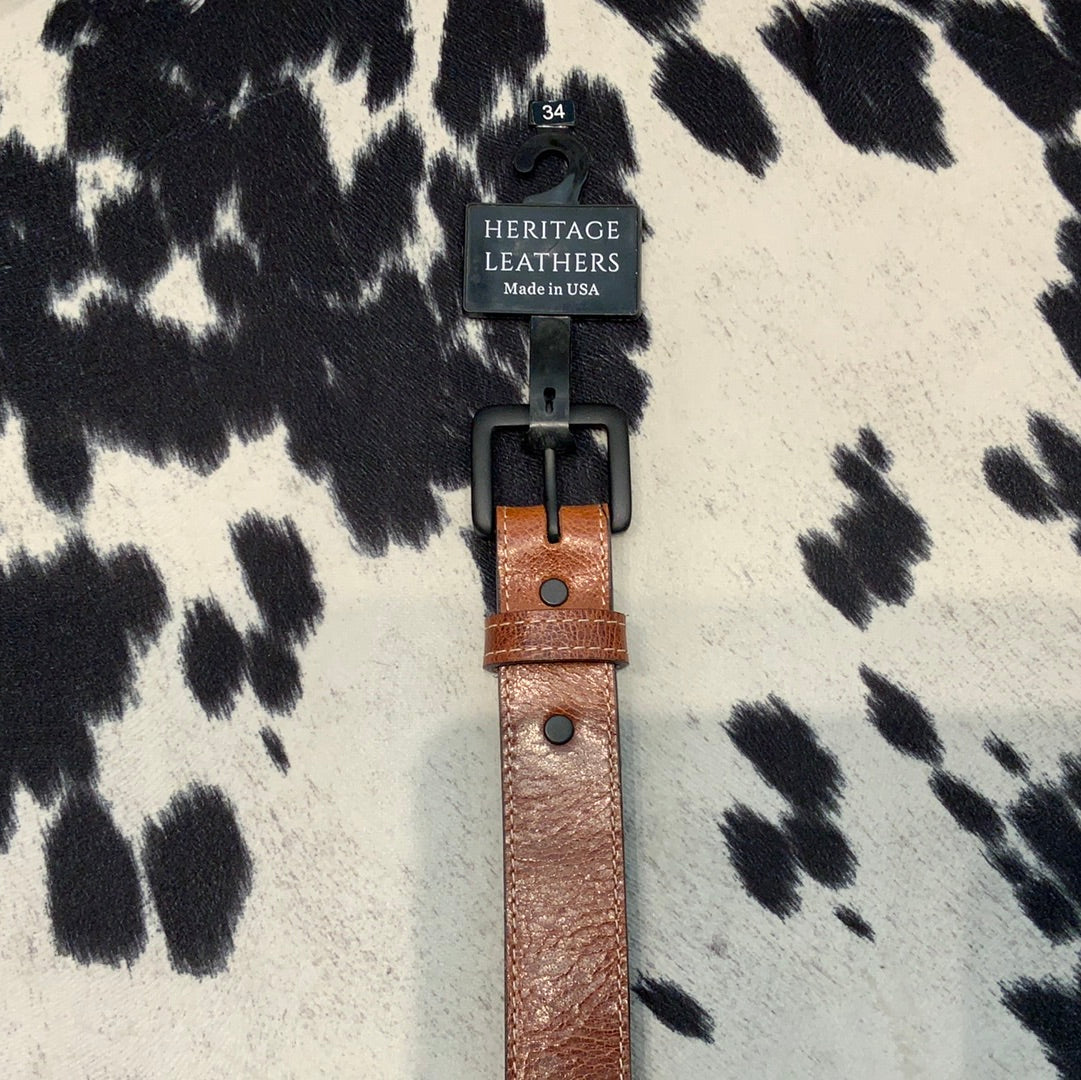 Plain Brown Men Belt