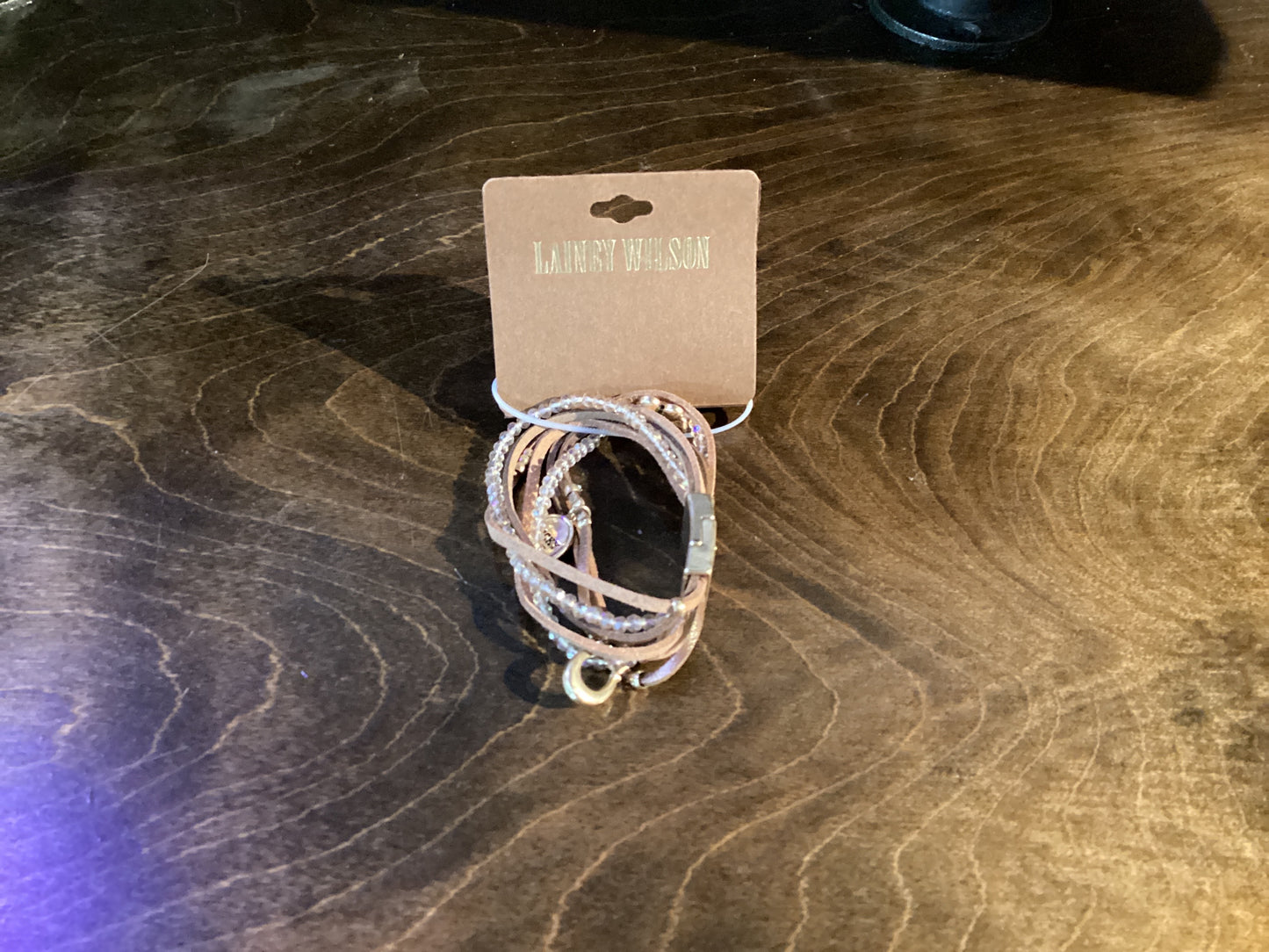 Lainey Wilson Multi Bracelet Brown