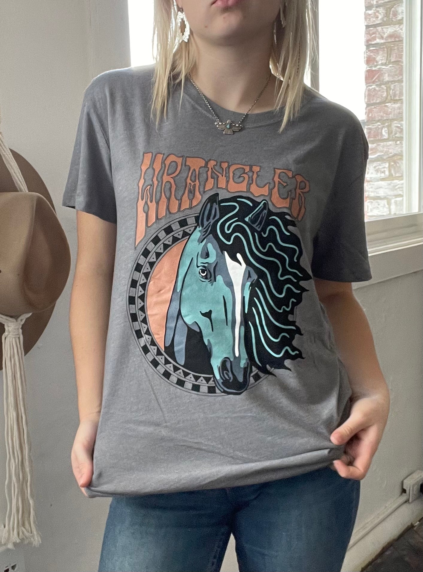 Wrangler Can’t Be Tamed Boyfriend Tee