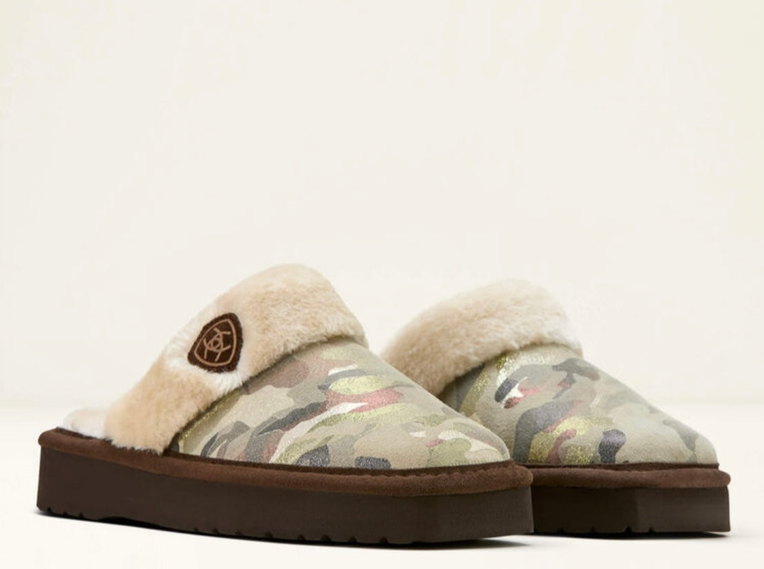 Jackie Square Toe Stack Slipper