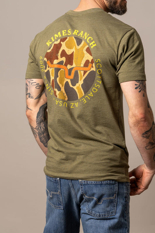 Kimes Circular Duck Camo Green