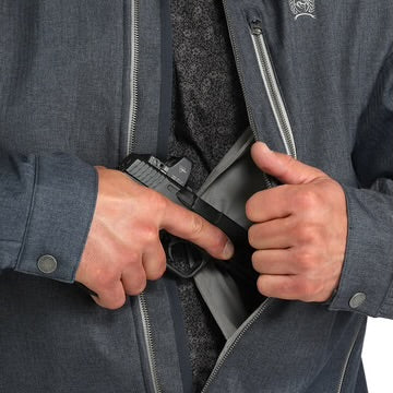 CINCH MEN'S CONCEAL CARRY BONDED NAVY JACKET