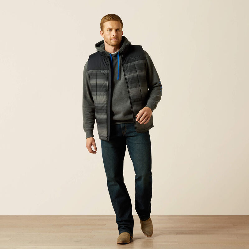 Crius Insulated Vest Black And Serape