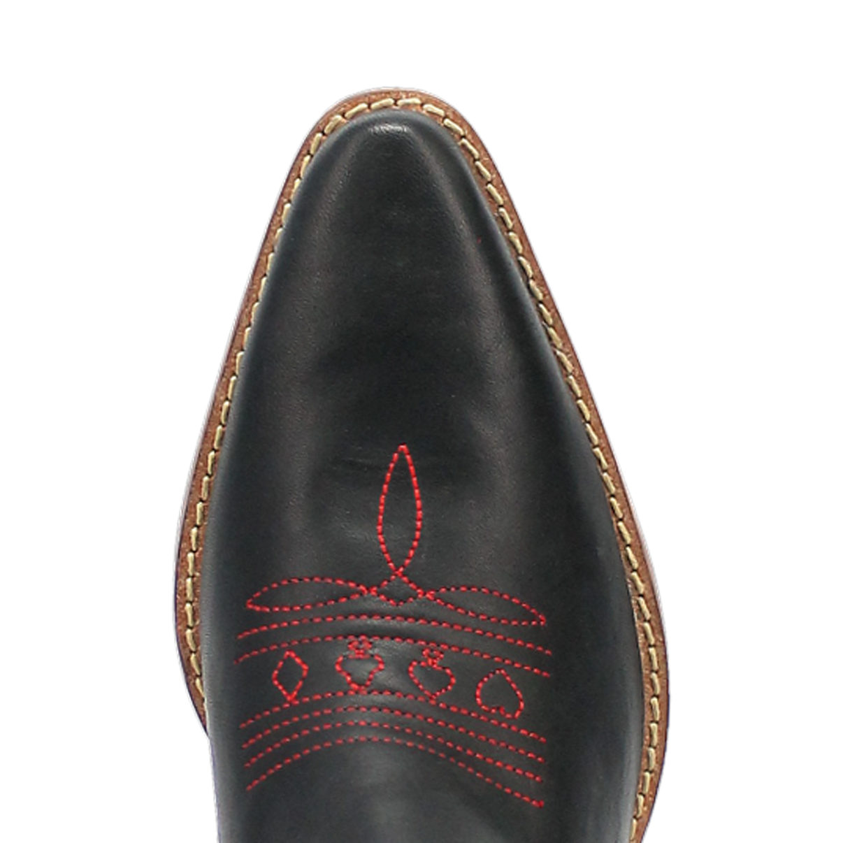 Dingo Queen A Hearts White Leather Boot