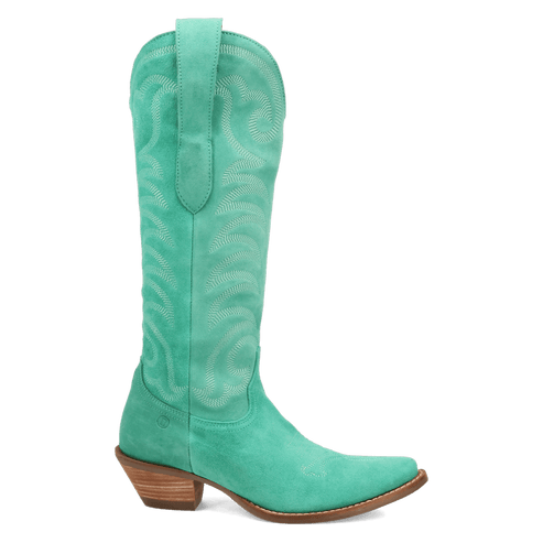 Dingo Movin' On Green Leather Boot