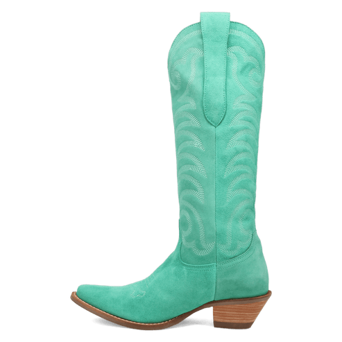 Dingo Movin' On Green Leather Boot