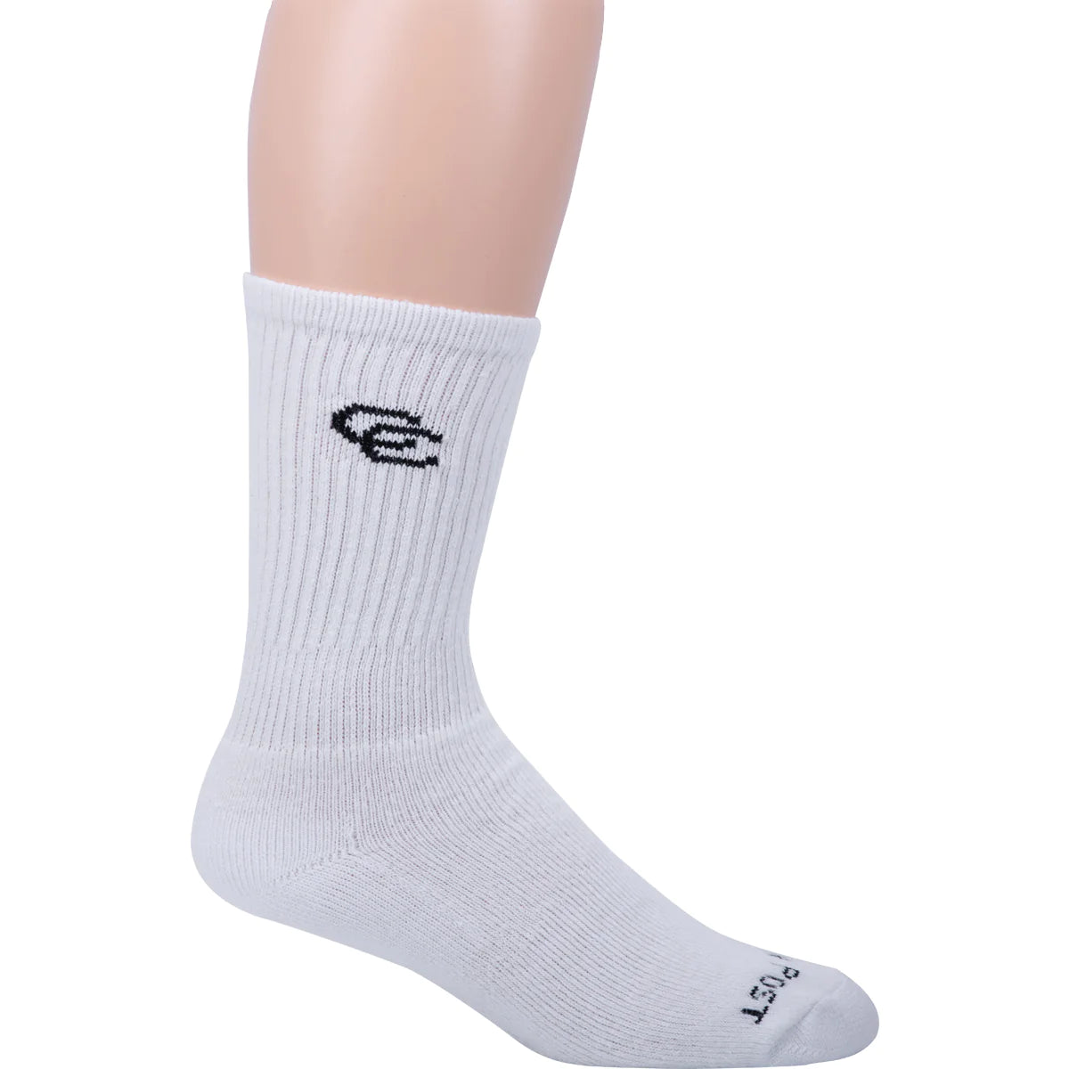 Dan Post All Around Crew Socks White