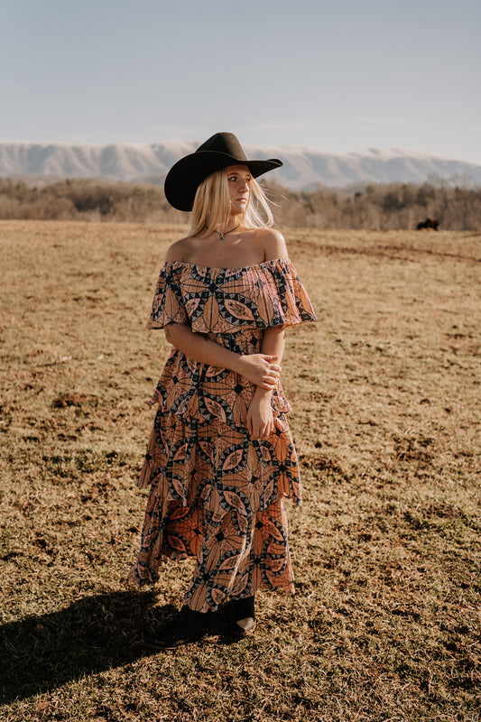 LAST ONE Allie Zoned Out{West} Dress