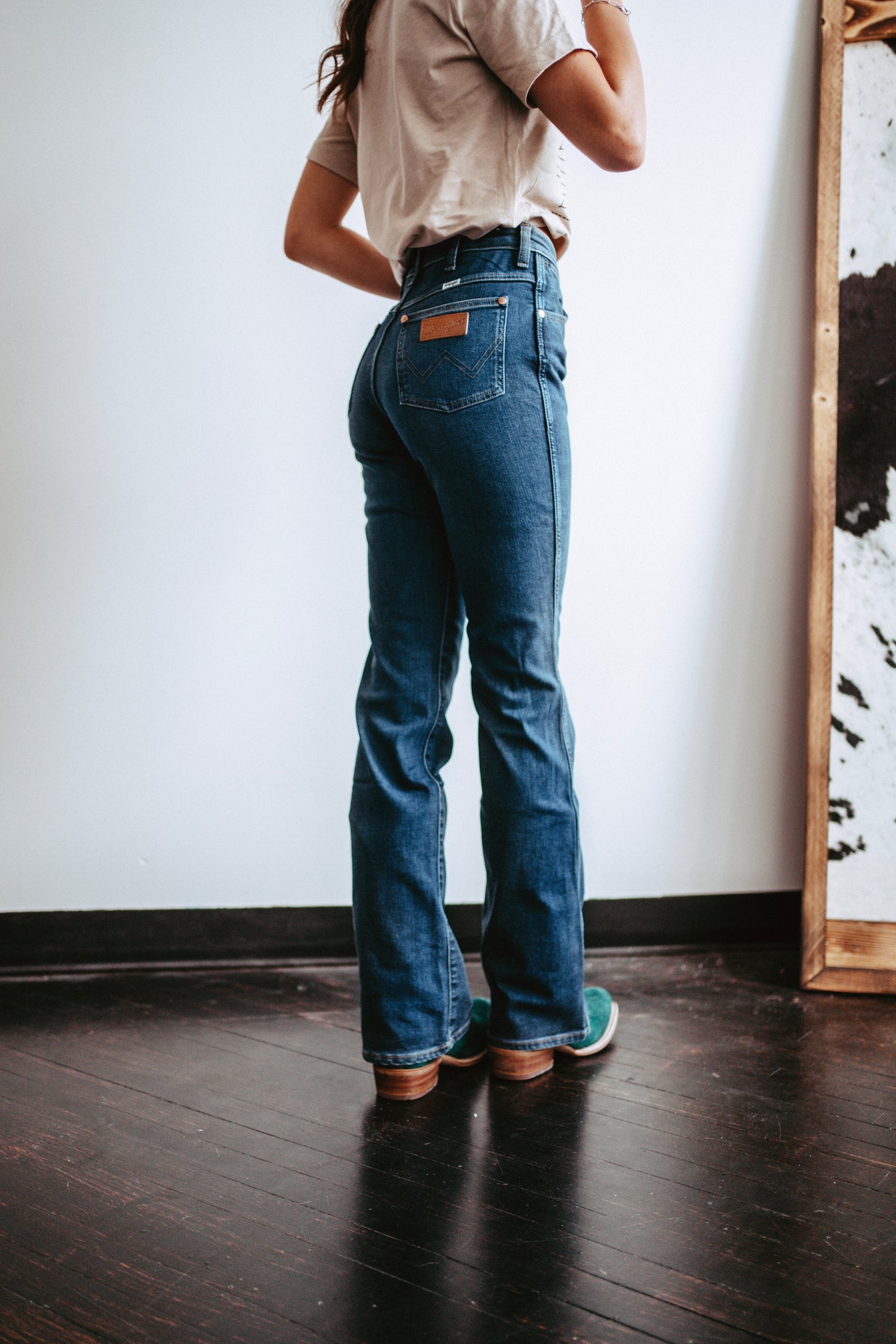 Sale ✨ Wrangler Megan Deep Sea Bootcut Women's Jeans