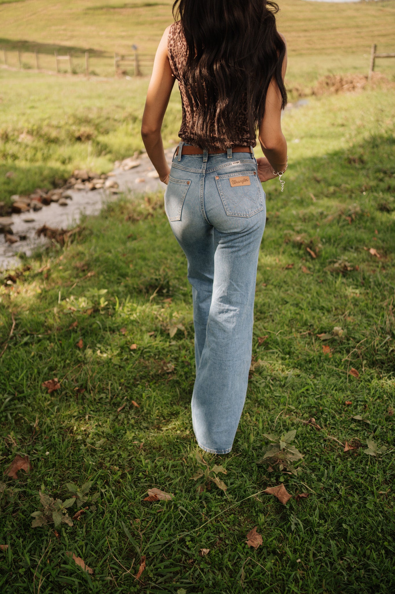 Wrangler Daytona Light Wash Flare