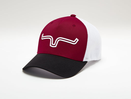 Kimes Ranch Double Trac Red Trucker Cap
