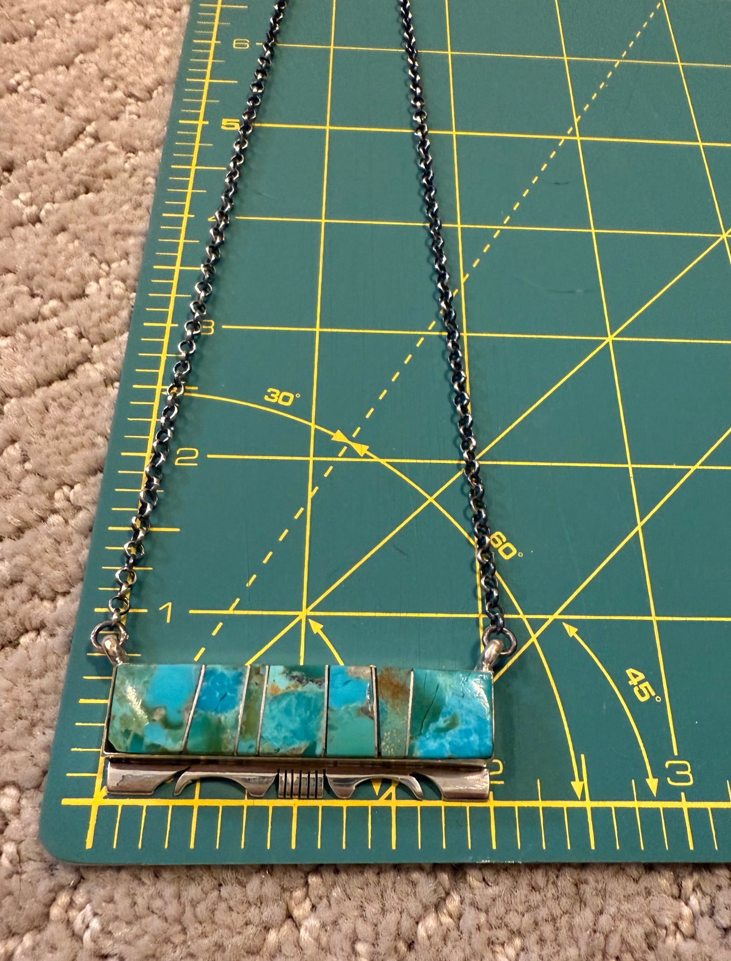 Authentic Turquoise Bar Necklace