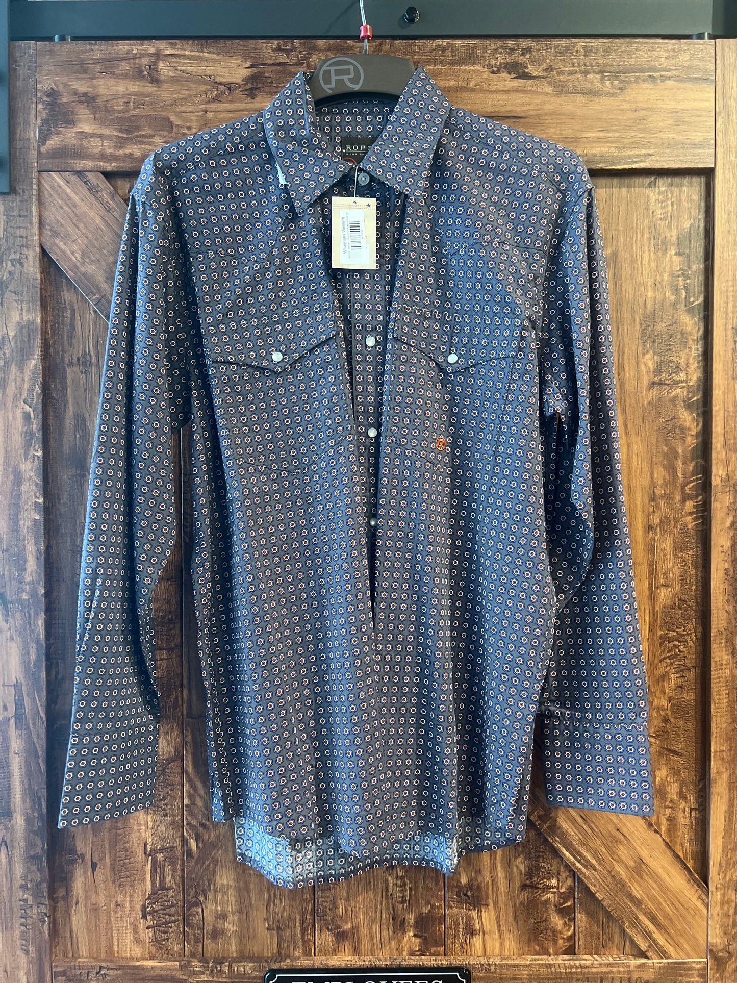 Roper Purple Men's Snap Up