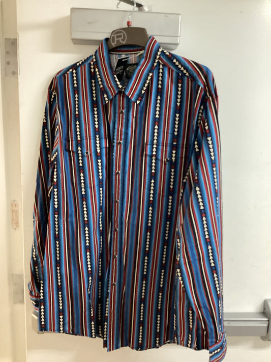 Men's Printed Vertical Design Shirt