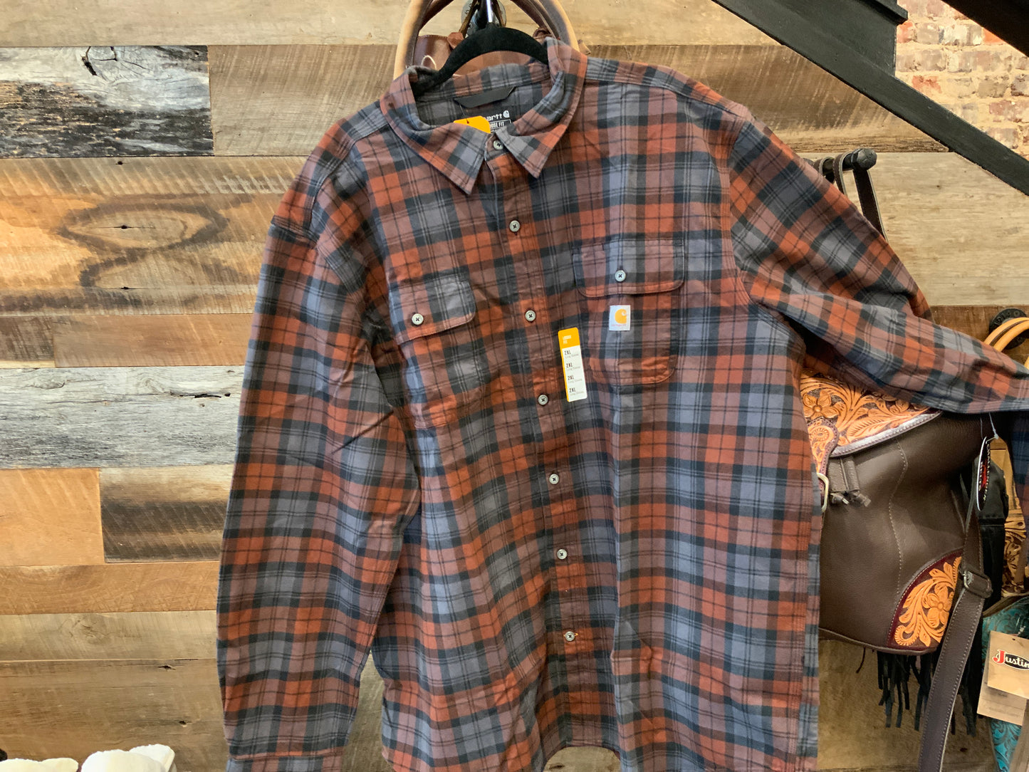 CARHARTT Flannel Long Sleeve Shirt