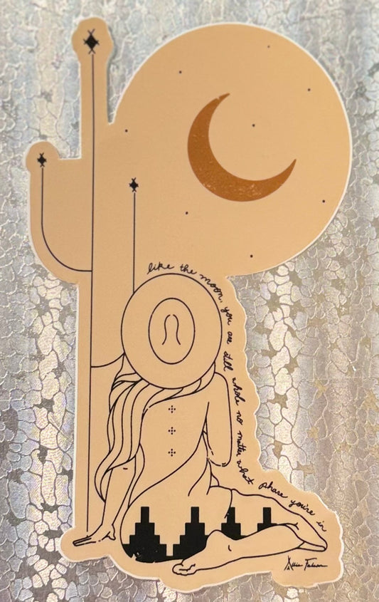 Like The Moon Sticker