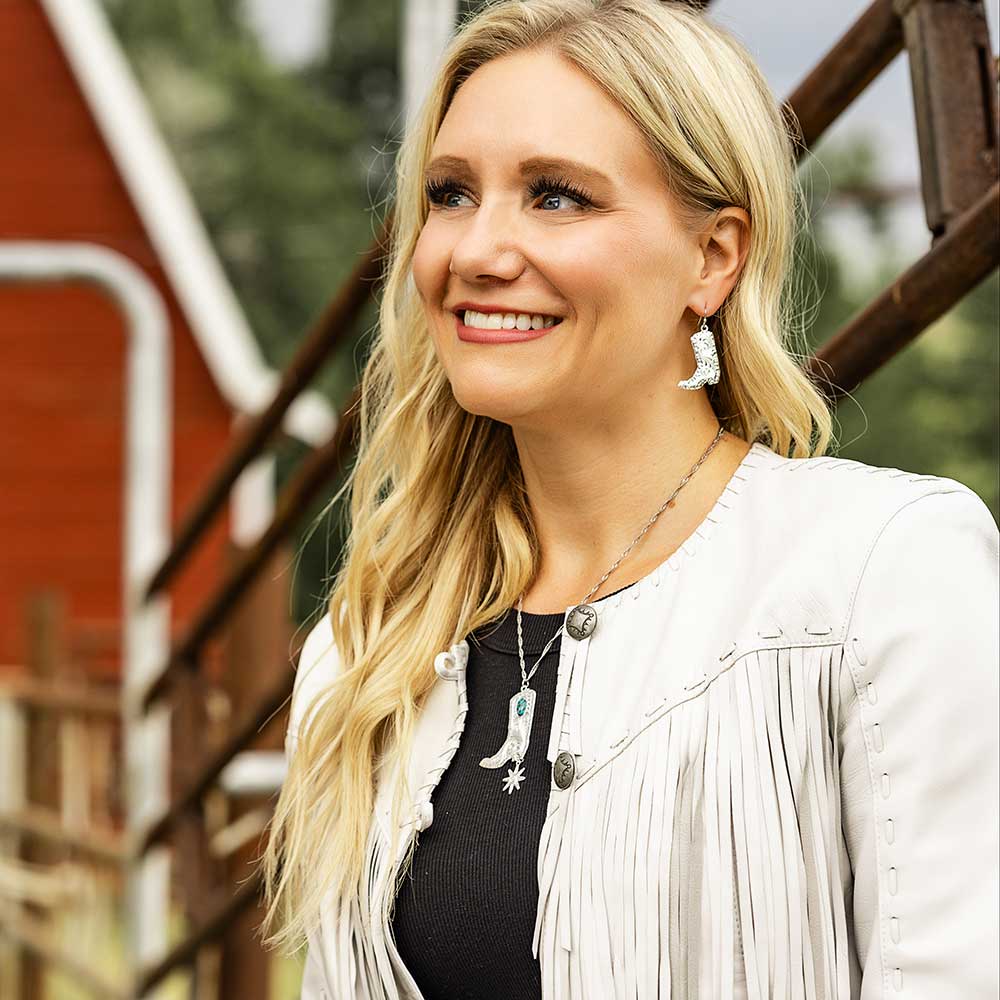 Chiseled Boots Earrings