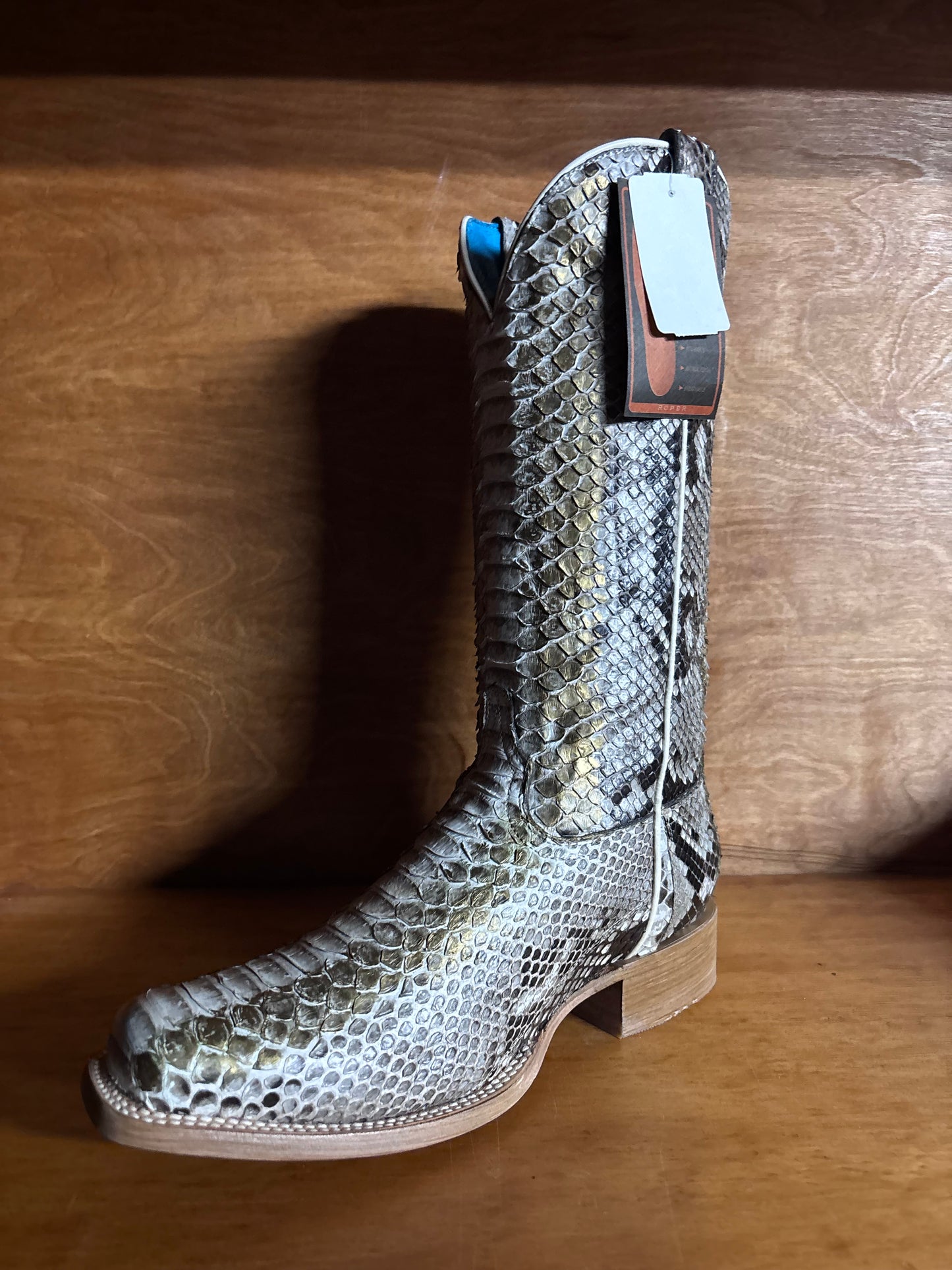 Roper White Snow & Gold Women's Boots