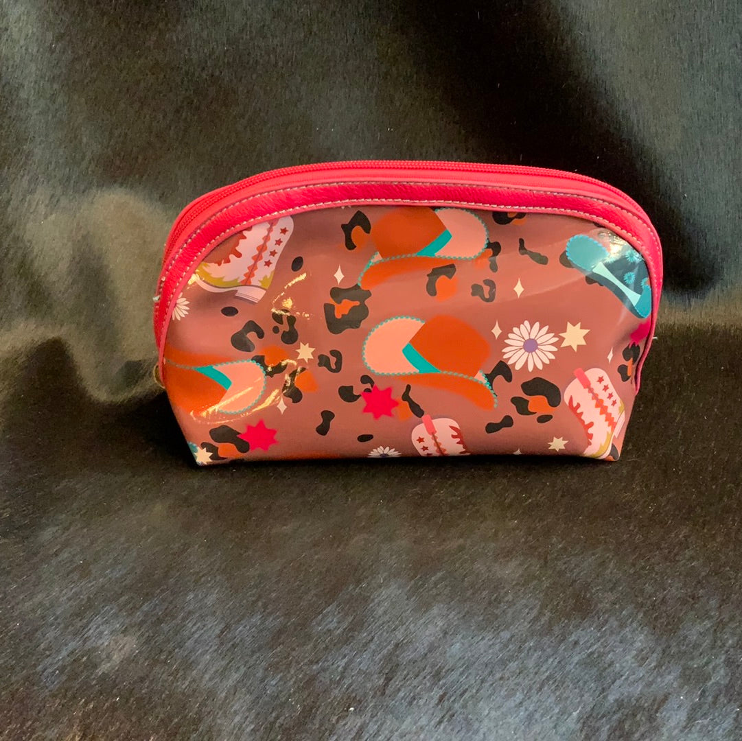 Hat And Boots Makeup Bag